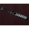 Alta qualidade Cerâmica Watchband Black 22mm para relógios especiais AR1452 Mens Pulseira Acessórios Curvo End Polonês com UNPOLING