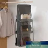 6 zakken Clear Hanging Opbergtas Portemonnee Handtas Tote Tas Kleding Sokken Opslag Organizer Closet Rack Hangers Fabriek Prijs Expert Design Quality Nieuwste stijl