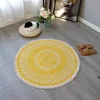 Carpets Morocco Round Bedroom Boho Style Tassel Cotton Rug Hand Woven National Classic Tapestry Sofa Cushion Tatami Floor Mats1