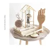 Vilead drewniane figurki ręczne Rotatable wspólny model rysunek szkic manekin miniaturze biuro domowe Dekoracja pulpitu 211105
