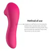 Vibrador de sucção recarregável Ponto G Vibradores de sucção Estimulador de clitóris Vagina Cl￭toris Massageador Brinquedos sexuais Otário Feminino Masturbação