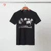 Męskie tshirts Designers Męskie białe tee drukowane krótkie rękaw damskie