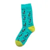 Tiktok stilfulla roliga kvinnliga strumpor harajuku bekväma casual knä sock tik tok flickor video födelsedagsfest special gåva2710984