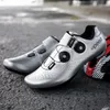 Обесцвечивая велосипедная обувь MTB кроссовки для кроссовок Man Mountain Bike Spd Cleats Road Bicycle Sports Sport