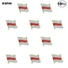 Północna Cypr Flaga Lapel Pin Flag Badge Broszka Szpilki Odznaki 10szt