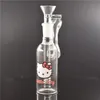 Mini Glas Beker Bong Roken Waterleidingen 14mm Vrouwelijke Joint Recycler Hookahs DAB Rig Olierouts met Glas Oliebrander Pijpen en Droge Kruid Bowl
