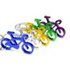 Nieuwigheid fiets sleutelhanger bierfles opener bar tool aluminiumlegering fietssleutelring gemengde kleuren xbjk2108