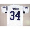 Custom 009 Youth women Vintage #34 WALTER PAYTON JACKSON STATE College Football Jersey size s-5XL or custom any name or number jersey