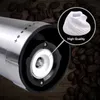 Elektryczna szlifierka do kawy ze stali nierdzewnej Regulowany ręcznie Maszyny Meble Mill Narzędzie kuchenne 220217