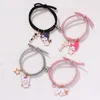 40 stks / 20 set magneet aantrekingen paar armband leuke cartoon charme sieraden verstelbare elastische touw DIY armbanden minnaar cadeau voor vrouwen mannen