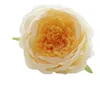Decorative Flowers & Wreaths Silk Cloth Rose Head Artificial Flower Ornaments For Background Wall Decoration