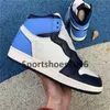 Jumpman 1 High Og Dark Mocha Travis Scotts Obsidian Basketball Buty Unc Mens Hołd do domu Blue Blue Womens Sport Treakers