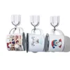 DIY Süblimasyon Kahve Kupa Gümüş Kenar Emaye Süt Kupası Kişiselleştirilmiş Açık Seyahat Çay Kupalar Festivali Parti Hediye