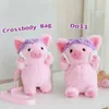 Plush Make Up Pig toy Creative Cosmetic Promotional Gifts Cute Soft High Quality Headband Pink Cotton pad Makeup Toy for Her 210728