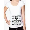 Baby Loading 2022 Printed Pregnant T Shirt Tops Maternity Short Sleeve T-shirt Pregnancy Tees Shirt New Mom Clothing 20220305 H1