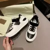 Vintage Platform Skor Herr Ruta Sneakers Dam Designer Sneaker Svart Vit Mocka Läder Chunky Trainers nysäsong nyanser Snörning Casual Sko 281