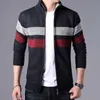 Herfst winterjas mannen warme kasjmier casual wol rits slank fit fleece jas mannen jas jurk knitwear mannelijke 210927