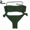 Eonar Bikini сплошные женщины купальники бразильский нарезки нижний набор Push Up Купальники Femme купальные костюмы спортивные пляжные одежды 210625