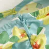 Mini abito con stampa floreale Donna Manica corta Party Bodycon Colletto quadrato femminile Pieghettato Summer Sundresses Robe 210508