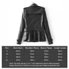 Aelegantmis Women Autumn Black Faux Leather Jackets Sashes Slim Pu Streetwear Moto Biker Ladies Outerwear 210607