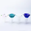 CSYC Rökning Pipe Dabber Tool Tobacco Bowl Mushroom Style 10mm 14mm 19mm Manlig Kvinnlig färgglad Dab Rig Glass Vatten Bong Bubbler Pipes Glass Bowls