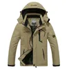 New Winter Parka Men Plus Veludo Quente Windproof Casacos Mens Militares Jaquetas Capuz Casaco Masculino Casacos Homens Outwear Overcoat 211129