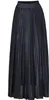 Юбки Плиссированные женские длинные юбки с высокой талией Уличная одежда Дамы Корейский трапециевидной формы Boho Beach Gold Sparkly 2021
