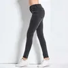 Женская высокая талия джинсы тощая женщина плюс размер черная мама Femme карандаш джинсовые штаны Vaqueros mujer spodnie damskie 210809