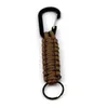 Multifunzione Outdoor Gear Alpinismo Fibbia Portachiavi Sopravvivenza Corda Fuga Paracord Escursionismo Campeggio Alpinista Moschettone