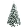 Artificial White Snow Christmas Tree Ornament Adornment Desktop Decoration Shopping Mall Party Supplies 211018