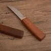 В продаже!! Прямой нож D2 D2 Crop Point Mirror Polish Blade Raisewood Ручка с фиксированным лезвием нож с деревянной оболочкой