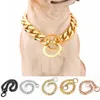 15 mm solide Hundekette, Halsband, Edelstahl, Halskette, Hundetraining, Metall, starkes P-Halsband, Haustier für Pitbulls 211022