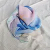 Szaliki sprzedające miyake fold miękki kolorowy kolorowy szal szalik mody w magazynie