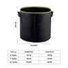 5Pcs Grow Bags Felt Planter Growing 5/7/10 Gallon Gardening Fabric Flower Pots Vegetable Garden Flower Planting Pots Garten Tool 210615