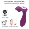 Dildo vibrador de sucção com controle remoto Vagina G Spot Clitoris estimulador 10 velocidades masturbar otário brinquedos sexuais para mulheres 211217