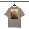 2024 20sss Primavera Estate Hop Front Silicon 3D T-shirt da uomo di alta qualità Skateboard maglietta da uomo NewYork City Building Limited Edition