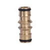 Watering Equipments DWZ 1/2" 3/4" Threaded Brass Garden Hose Tap Connector Water Pipe Quick Connectors For Irrigation System