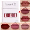 Cmaadu 6pcs Matte Liquid Lip Gloss Rossetto Beauty Makeup lipgloss Tazza antiaderente Rossetti Maquillaje Set 6ZZCC