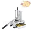 Macchina per tagliare le patatine fritte Produttore alimentare manuale in acciaio inossidabile per uso domestico verticale commerciale