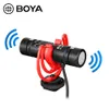 BOYA BY-MM1+ Condenser Video Recording Microphone with clip Youtube Vlogging Mic Smartphone Tablets DSLR Camera Camcorder PC