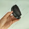 Brosse incurvée à 360 ondes pour cheveux et barbe, MOQ 100 pièces, bonne qualité, LOGO personnalisé, manche en bois noir, brosses moyennement dures pour hommes, moustaches, toilettage de moustache