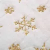 クリスマス豪華なスパンコールテーブルランナー白い豪華なクリスマススタイルダイニングテーブル装飾的な布の家族布ぬいぐるみテーブルランナー211117