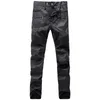 2021 Yeni Gelenler Balmian Erkek Lüks Tasarımcı Denim Jeans Delikli Pantolon Biker Pantolon Erkek Giyim #903
