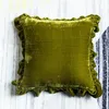 Cushion/Decorative Pillow Velvet Luxury Cushion Cover 40x40 Covers Decorative For Safa Home Bedroom PillowCase Decor Yellow