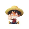 One Piece Creative Söt Toon Anime Karaktär Modellering Parfym Air Freshener Bilinteriörtillbehör Ge pojkar presenter