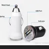 USB Metal Port Car Chargers Universal 12 Volt / 1 ~ 2 AMP pour Apple iPhone iPad iPod, Samsung Galaxy, Smoke Charger