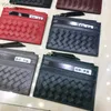 2021 Lyxig design äkta lädermynt handväska för män fårskinn Zipper runt korta plånbok mini väskor mode korthållare känd väska presentförpackning älskare