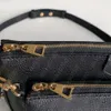 Designer-Geldbörse für Damen, Umhängetaschen, Luxus-Umhängetasche aus Verbundstoff, Handtasche, geprägte schwarze Tasche, Schultertasche, Clutch, Umschlagriemen, dicky0750, Kettentasche