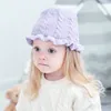 Solidna szydełkowa dzianina dzianina Baby Winter Hat Turban Niemowląt Toddler Noworodek Kapyciel Beanie Czapki Dla Dziewczynek 0-4yyrs