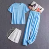 Ontwerper zomer dames sportkleding Trainingspakken Dames Tweedelige broek Set Outfits Letter effen kleur korte mouw broek sportpak herenmode trainingspak